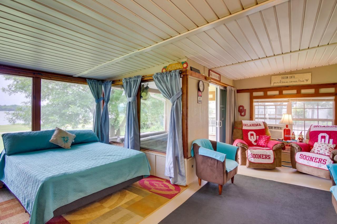 Cozy Lake Eufaula Hideaway With Fire Pit And Hot Tub! Экстерьер фото